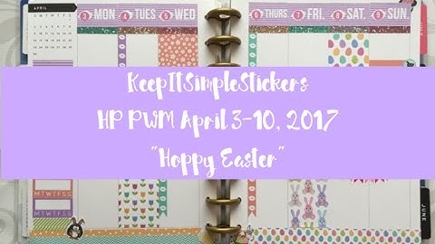 KeepItSimpleStickers HP PWM April 3-9, 2017