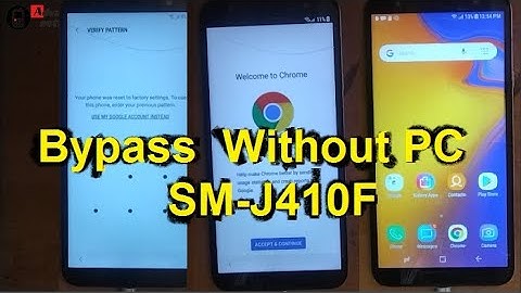 Samsung J4 Core (SM-J410F)  Frp Bypass / Without PC