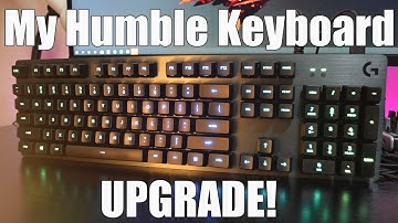 From Chiclet keys to mechanical keyboard! Logitech G512 carbon linear switch review