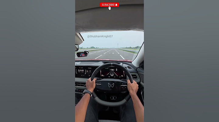 Mahindra BE 6e top speed on the road!😕