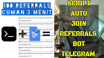 SC JOIN REFERRALS BOT TELEGRAM | VIA TERMUX