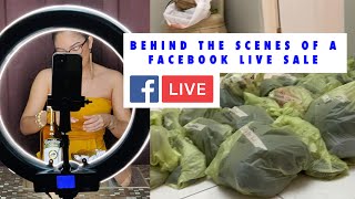 Behind The Scenes Of A Facebook Live Sale Exhausting