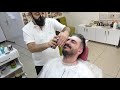 ASMR Turkish Barber By Münür Önkan Head,Face,Body,Back,Neck and Arm Massage