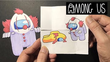 Tutorial Among Us Transformations | Endless Card | Inspired by Facedrawer