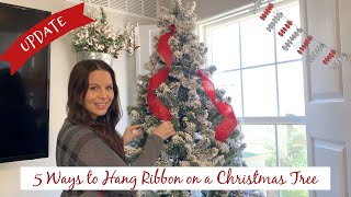 How to Put Ribbon on a Christmas Tree: 4 Easy Techniques to Try Now 