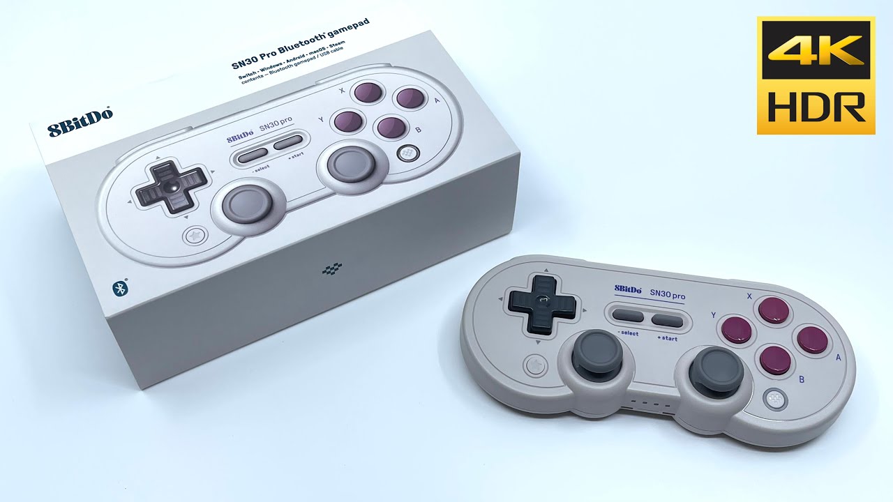 8bitdo Sn30 Pro Bluetooth Gamepad Unboxing Youtube 8bitdo Sn30 Pro Bluetooth Gamepad Unboxing Youtube
