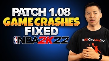 NBA 2k22 PATCH UPDATE 1.08 - FIXED GAME CRASHING / ERROR CODES