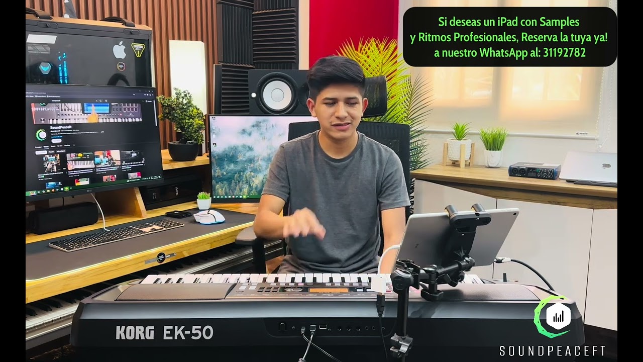 Cómo conectar tu iPad a un Korg EK-50 para mejorar tus sonidos✅🇬🇹 🇺🇸