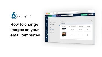 How to change the images with 6Storage V2 Software email templates
