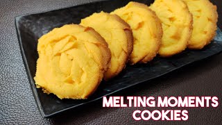 Christmas Special | Melting Moments Cookies Recipe | Eggless Butter Cookies From Scratch | Biscuits
