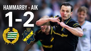 Hammarby AIK 1-2 (höjdpunkter) #allsvenskan