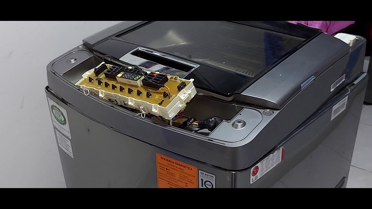reparación de lavadora LG inverter cambio de modulo IPM - YouTube