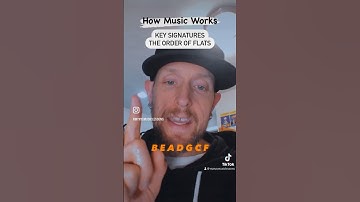 #HowMusicWorks Key signatures - the order of flats #musictheory #musiclessons #pianolessons