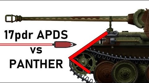 17pdr APDS vs PANTHER | Sub-Calibre Simulation | Armour Piercing Developments Vol. 2