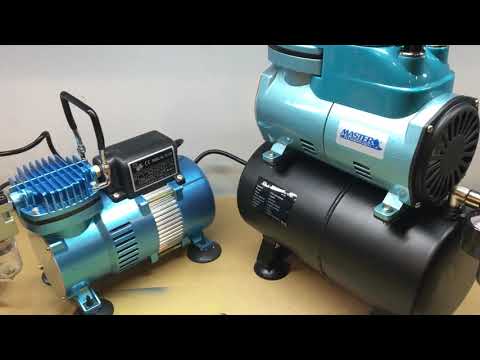 HOBBY vs. SHOP Air Compressors for AIRBRUSHING a Beginners Guide! 