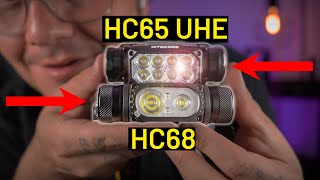 Nitecore HC68 vs HC65 UHE | Headlamp Comparison