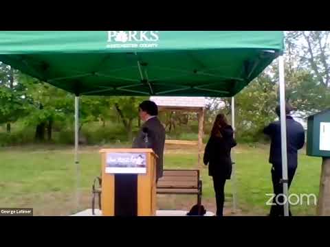 <p>May 6: Westchester County Executive George Latimer Gives Covid-19 Update from Lenoir Preserve, Unveils the County’s Covid-19 Memorial</p>