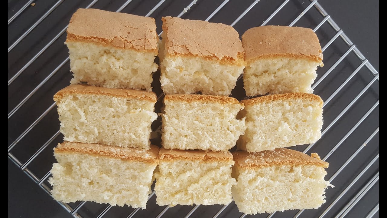 Japanese sponge cake in the first attempt! No baking powder spongecake