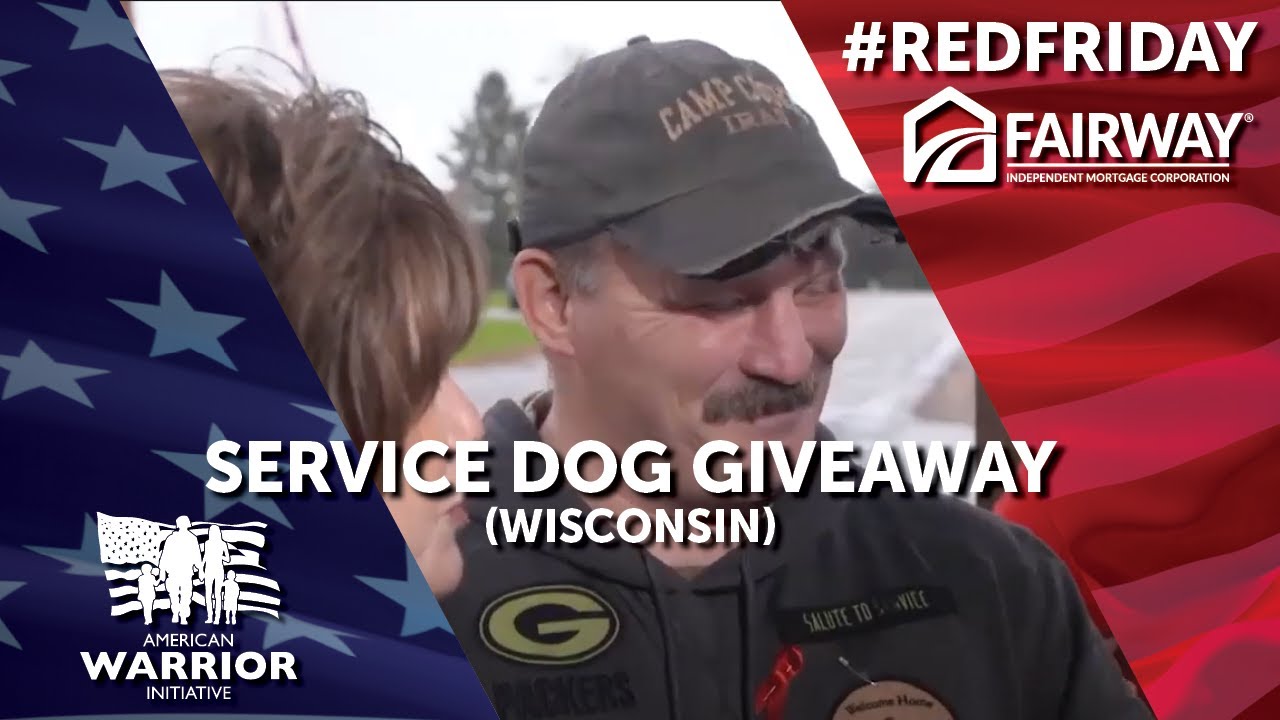 RedFriday Service Dog Giveaway (Wisconsin) American Warrior