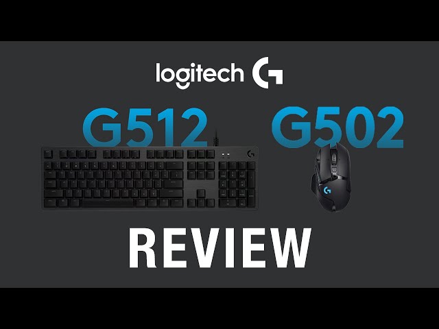 Bàn phím Logitech G512 GX Lightsync RGB & Chuột G502 Hero - combo tuyệt hảo