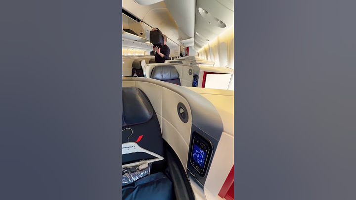 Air France 777-300ER Business Class Cabin