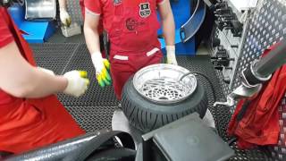 Tire Stretching Honda Ruckus Wheel