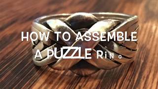 8 Band Puzzle Ring - How to assemble! You can do it!