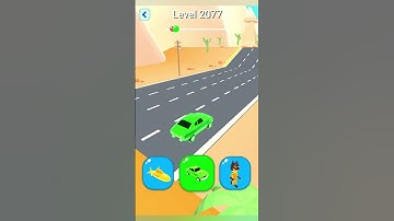 Shape Shifting 2 GAMEPLAY Level No -2077 Walkthrough - New Update Car Racing #Shorts #ShapeShifting