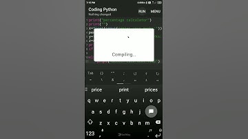 #Calculate your mark in percentage% # Python code to calculate %#simple coding#
