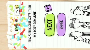 Brain Test Level 251 || Help The Man Reach His House.