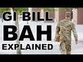 GI Bill Housing Allowance Explained (BAH)