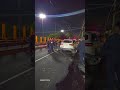 Fuerte choque en puente de Tlalpan deja auto destrozado