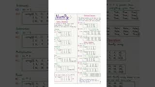 NumPy Part 3 &amp; 4 | Scalar, Relational &amp; Vector Operations | Python for Data Analytics 🔥