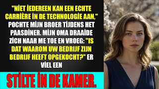 Download Lagu Mijn broer schepte op met Pasen: 'Niet iedereen kan een carrière in de tech aan.' Mijn oma... MP3 Download Lagu Mijn broer schepte op met Pasen: 'Niet iedereen kan een carrière in de tech aan.' Mijn oma... MP3