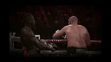 Tyson Fury v Deontay wilder slow motion  knock out