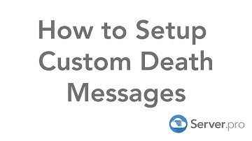 How to Setup Custom Death Messages - Minecraft Java