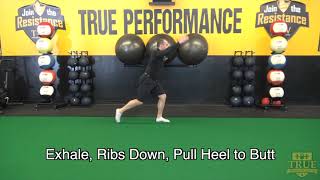 Pullback Buttkick to Overhead Lunge