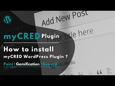 myCRED Integration | WordPress Plugin | How to install | Points | Elementor | Gamification