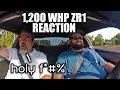 1,200 whp ZR1 reaction