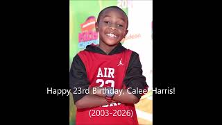 Happy 23rd Birthday, Caleel Harris! (2003-2026)