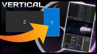 How to setup a VERTICAL MONITOR with OBS (using any monitor)
