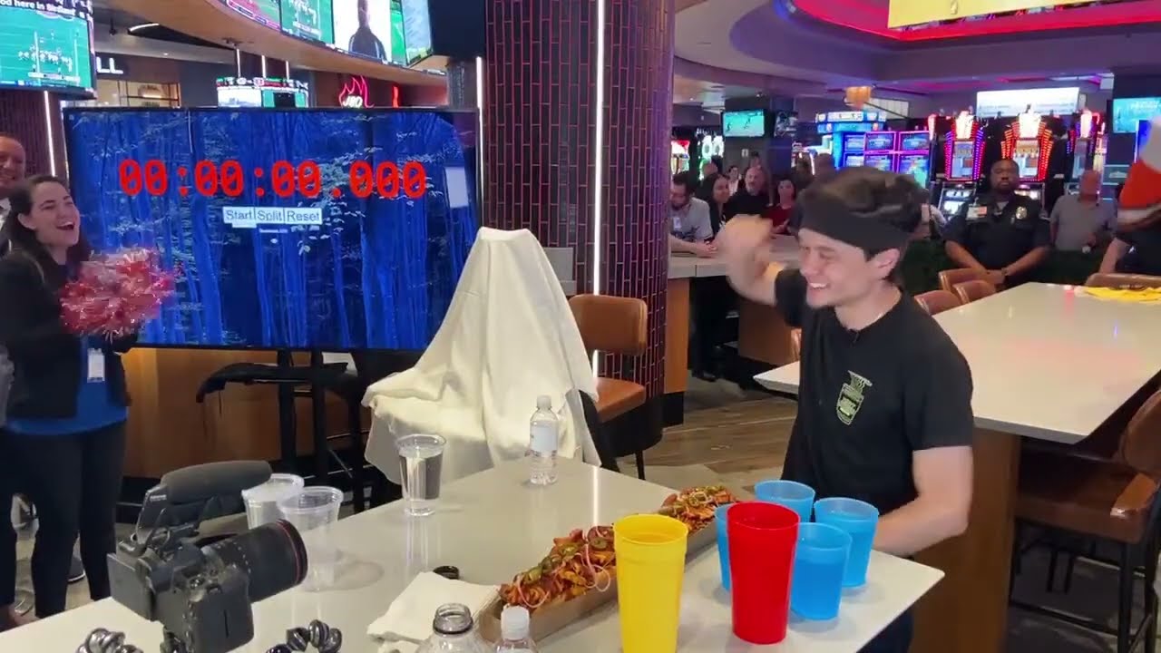 We are LIVE from Yaamava! Competitive eater Matt Stonie will attempt to take down the MEGA Dog!