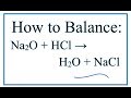 Balancing Chemical Equations Practice