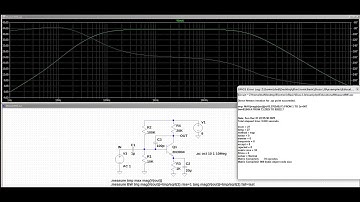 Electronic Basic 1:LTSpice Design And Simulate Measure Bandwidth