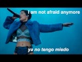 Halsey - Not afraid anymore ( english/spanish) - traducido