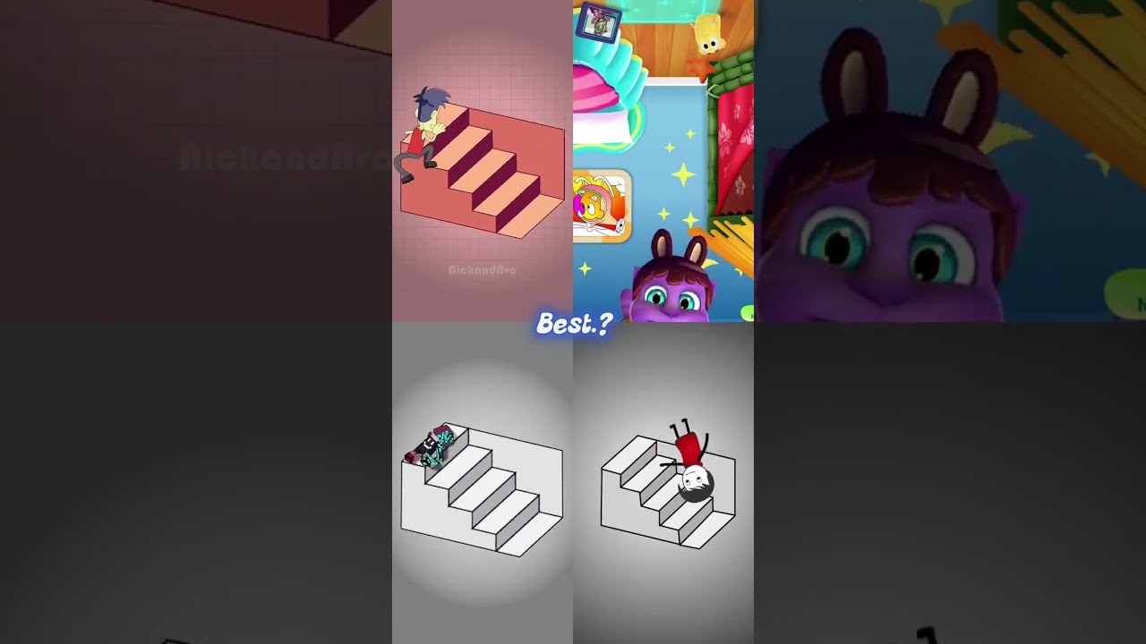 Stairs ILLUSION Minecraft Animation Memes