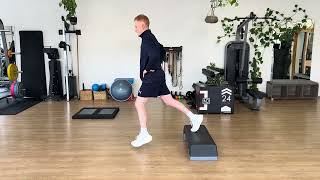 Rear foot elevated hops