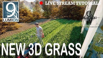 Explore the customizable 3D Grass in Lumion 9 (with height maps)