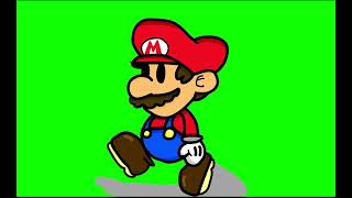Mario Walking Animation Green Screen