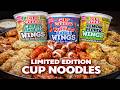 Limited Edition Cup Noodles Review 🔥 Wing Flavored Ramen?!